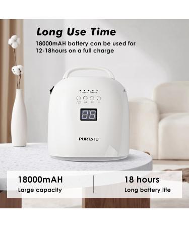Professional Rechargeable UV LED Nail Lamp - 4 Timer Settings 18000mAh Battery Life - JC22 (White) - Buy Now for Fast International Shipping - Buy Online on GoSupps.com