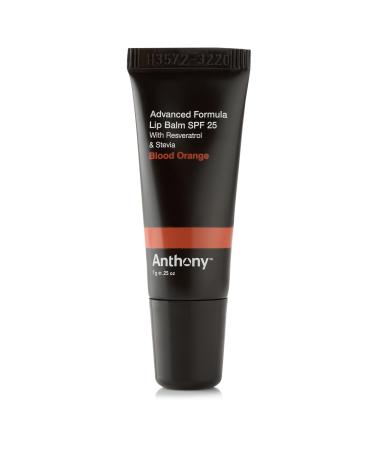 Anthony 25 SPF Lip Balm with Sunscreen for Lips Contains Green Tea Extract Shea Butter & Vitamin E Moisturizing Repair Care Treatment for Chapped & Dry Lips Blood Orange Flavor