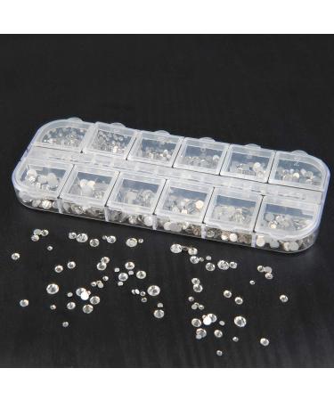 FOCCTS Nail Art Stones & Dotting Tools - 3D Glitter Nail Decoration Set for Stunning Nail Designs & Accessories - Buy Online on GoSupps.com