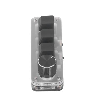 3-key Keyboard Widely Used ABS Multi-function Programmable Mini Keyboard Blue Switch with Button for Games