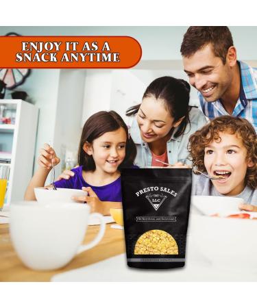 Presto Sales Crystallized Ginger Pieces 112 oz - Unsulphured Dried Candied Ginger 3-5mm - All Natural Non-GMO - Resealable 7 lbs Bag - Buy Online on GoSupps.com