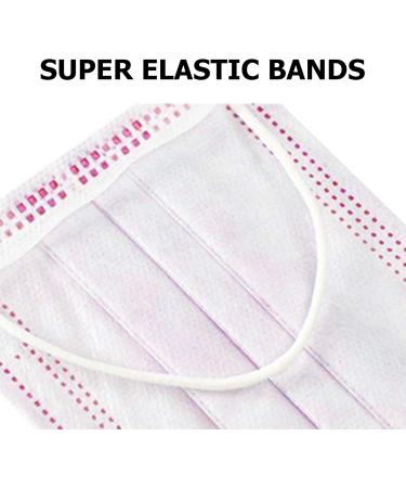 TBOC Disposable Hygiene Mask - 3-Layer Polypropylene Masks Soft & Breathable 40 Pink Units - Best International Shipping - Buy Online on GoSupps.com