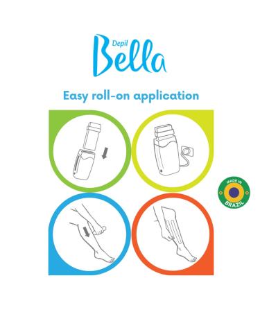 Depil Bella Wax Roller Kit for Hair Removal | Honey and Propolis Formula | At-Home & Professional Waxing | Warmer Device & Accessories - Buy Online on GoSupps.com
