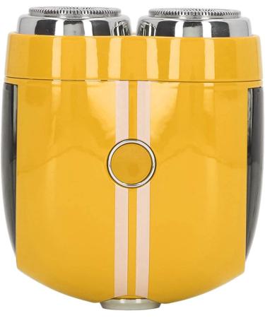 Mini Electric Beard Trimmer - IPX7 Waterproof Type C Charging Dual Use for Travel - Small Shaver in Yellow - Buy Online on GoSupps.com