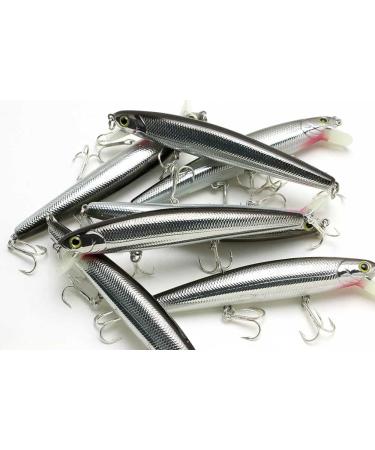 Lucky Craft SW Flashminnow 110 Surf Fishing Lure - Half Mirror Glow Anchovy | 387 - Buy Online on GoSupps.com