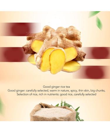 Ginger Tea Bags plplaaoo Soothing & Spicy Blend 120g Ginger Tea 20 Packs Orange Peel Rice with Independent Triangle Tea Bag Healthy Teabags for Home Party ginger tea ginger tea bags organic ging - Buy Online on GoSupps.com