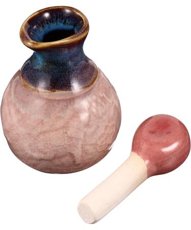 MAGICLULU 5 Sets Aromatherapy Bottle Essential Oil Bottle with Stopper Mini Perfume Dispenser Porcelain Aromatherapy Diffuser Art Pottery Mini Condiments Ceramics Vial Pink Vintage - Buy Online on GoSupps.com