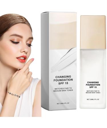  Shitafe Color Matching Foundation Color Changing Foundation Complexion Matching Foundation 30ml Liquid Face Concealer Face Foundation for Women and Girls - Buy Online on GoSupps.com