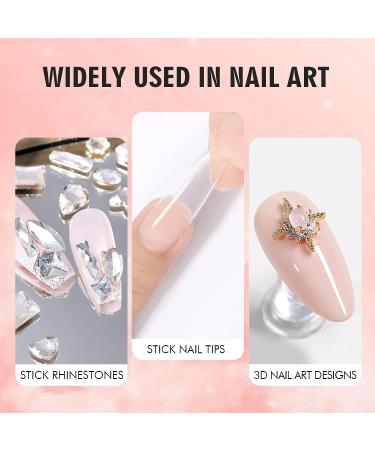 Canvalite Gel Nail Glue - Upgrade Long Lasting UV Nail Adhesive for Nail Extensions | Super Strong Pink Gel for DIY Nail Art - Buy Online on GoSupps.com