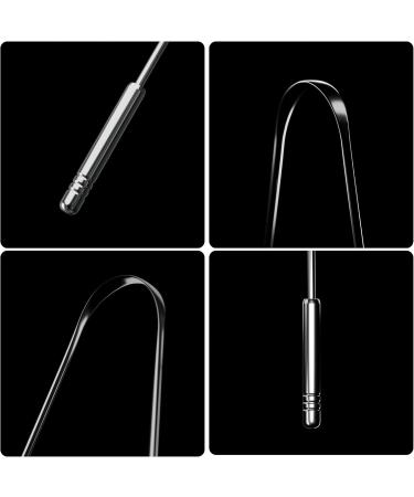 Nuri Tongue Cleaner | 2x Stainless Steel Tongue Scrapers for Adults | Fight Bad Breath | High-Quality Tongue Brush - Buy Online on GoSupps.com