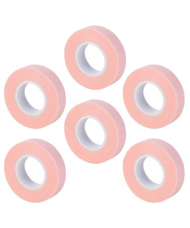 Rolls Pink Eyelash Tape YUTOU Micropore Eyelash Adhesive Tape Eyelash Extension Tape for Eyelashes Lash Extension (0.5 inch)