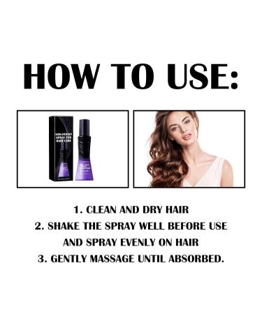New model No-wash refreshing fluffy spray No-wash volumizing non-stick hair spray Non-stick fluffy hair spray Fluffy hair oil lasting styling spray 3pcs - Buy Online on GoSupps.com