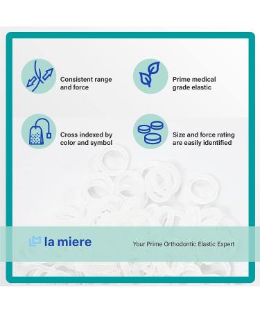 Non Latex 300 pcs 3/16 Light Orthodontic Elastic Bands - Made in USA - Buy Online on GoSupps.com