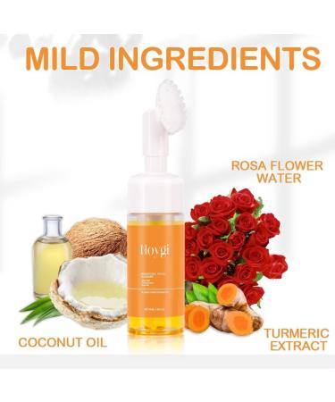 Buy Turmeric Facial Cleanser - Deep Cleansing Foaming Face Wash for All Skin Types | Men & Women | International Shipping Available - Buy Online on GoSupps.com