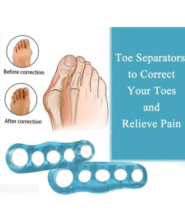 Seva Soft Toe Separators & Spacers - Foot Pain Relief for Hammer Toes & Bunions | Ideal for Men & Women - Perfect for Pedicure Yoga & Running - Buy Online on GoSupps.com