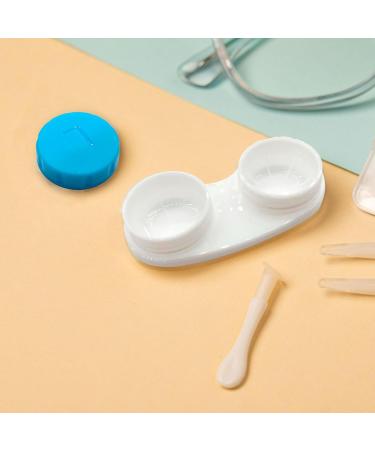 XNIVUIS 12 Pcs Contact Lens Cases Travel Contact Lens Cases Portable Contact Lens Container (Blue Purple Rose Red) - Buy Online on GoSupps.com