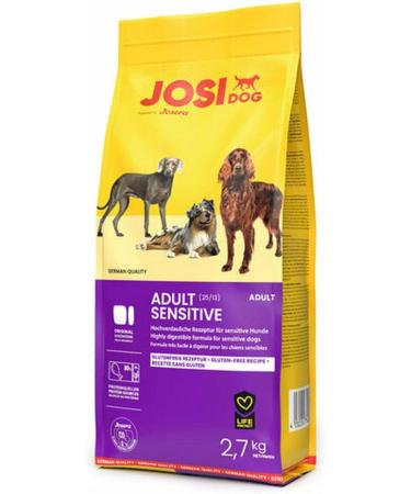 JosiDog Adult Sensitive (2.7 kg) | Sensitive Dog Food | Premium Dry Food for Adult Dogs | Powered by Josera | 1 Pack - Buy Online on GoSupps.com