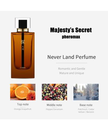 MAJESTY'S SECRET PHEROMAX Perfume for Men Eau de Parfum 3.4 Fl Oz Men Perfume Gift Set EDP Cologne for Men Fragrance (TAN Never Land) - Buy Online on GoSupps.com