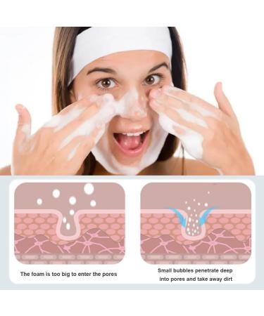 Electric Foam Maker For Face Wash Cleanser Foam Maker For Facial Cleansing Bubble Skin Care Face Cleanser Foam Maker Rechargeable Soap Dispenser Shampoo Bubbler Skincare Tools(Color:Pink) - Buy Online on GoSupps.com
