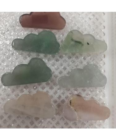 Home Decoration 1PC Natural Colorful Fluorite Cloud Hand Carved Palm Stone ReikiDecor Natural Quartz Crystals Stones ERTEYIN - Buy Online on GoSupps.com