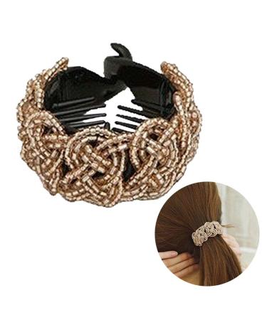 Lurrose Light Brown Banana Hair Clip - Women's Hair Claw & Ponytail Holder for Stylish Hair Accessories - Buy Online on GoSupps.com