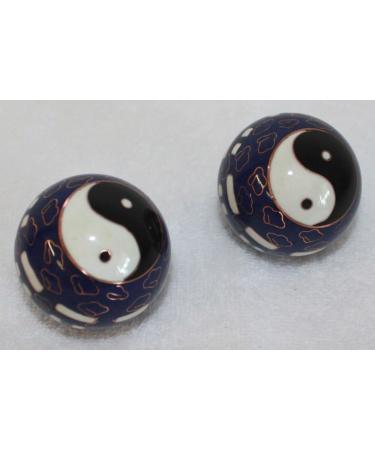 AAF Nommel Qi Gong Meditation Relaxation Balls Set No. 001 - High-Quality Ying Yang in Red Wooden Box | International Shipping Available - Buy Online on GoSupps.com