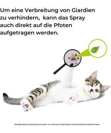 Vipibax Giardia EX Hygiene Spray for Dogs & Cats - 500ml Disinfectant for Giardia Viruses Fungi & Bacteria - International Shipping Available - Buy Online on GoSupps.com