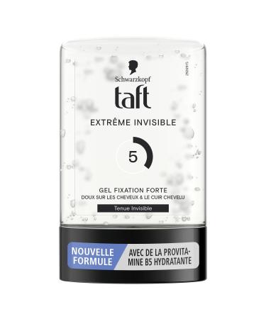 Schwarzkopf - Taft - Gel Tube Coiffant - Extreme Invisible Gel - Invisible Hold - Strong Hold - Gentle on Hair - Long-Lasting Hold - No Sticky Effect - Provitamin B5 Formula - 300 ml