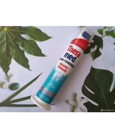 Buy Theramed Toothpaste Dispenser Breath Fresh 100 ml - International Shipping Available - Buy Online on GoSupps.com