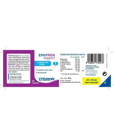  Nutergia NUTERGIA Nutergia Ergyren Holder 60 Capsules - Buy Online on GoSupps.com