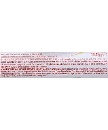 Doria Dor Lot of 6 vanilla biscuits - 150 g - Tubes in collection - Buy Online on GoSupps.com