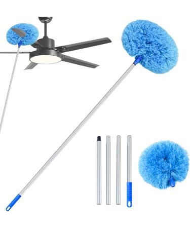 Ceiling Fan Cleaner Duster Extendable Duster Fan Duster for Ceiling Fan Duster with Extension Pole Blue - Buy Online on GoSupps.com