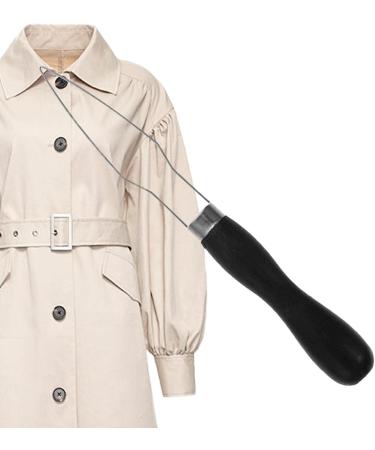 Ergonomic Button Hook for Jeans | Higyee Dressing Aids for Disabled & Seniors | Black Plastic Tool - Buy Online on GoSupps.com