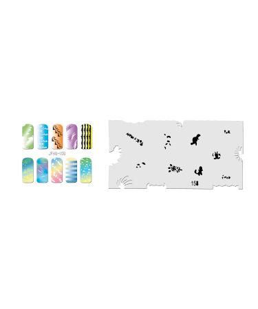 Fingernail stencil (airbrush nail art) Fengda JFH08-158