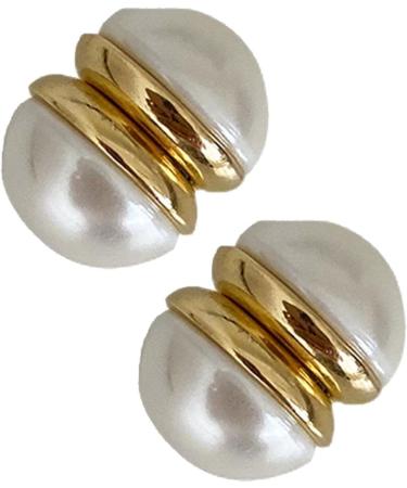 Denxahao lymphvity magnet therapy magnetic therapy earrings double-sided acupressure earrings for losing-off non-penetrating magnetic acupressure earrings for losing weight 1 pair