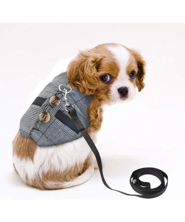 Rabbit Harness Multipurpose Adjustable Soft Pet Rabbit Walking Harness Leash Lead Gentlemanly Style Bunny Vest for Small Animal (M) - Buy Online on GoSupps.com