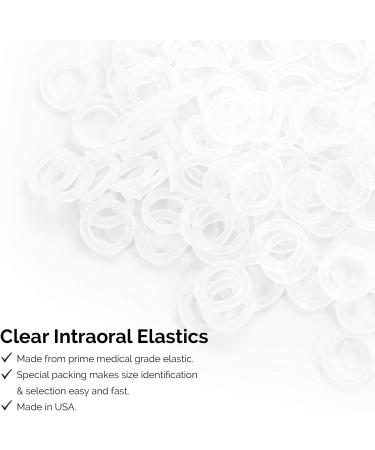 JMU Orthodontic Rubber Bands 3/16 Light 500 Pack - Latex Free Dental Elastics Made in USA - Buy Online on GoSupps.com