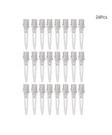 Buy Mlloaayo 24 Pack Professional Hair Clips - No Kink Curl Clips for Salon & Stylist Tools - Silver Cut Styling Accessory - Buy Online on GoSupps.com