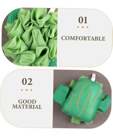 Healeved Bath Bouquet Cactus Body Scrub - Travel Loofah & Skin Cleaning Tool - Eco-Friendly Bath Ball - Green 1 Count - Buy Online on GoSupps.com