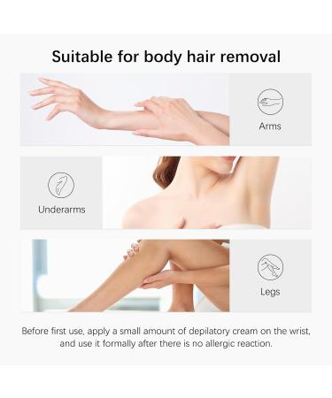  XUSHAOLUN Set of 3 facial hair removal creams for women: upper lip hair removal cream facial hair removal balm with soft skin and exfoliating scrub for sensitive skin. - Buy Online on GoSupps.com