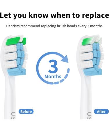 Philips Sonicare Toothbrush Replacement Heads - 10 Pack Compatible Electric Brush Heads for Ultimate Clean - Buy Online on GoSupps.com