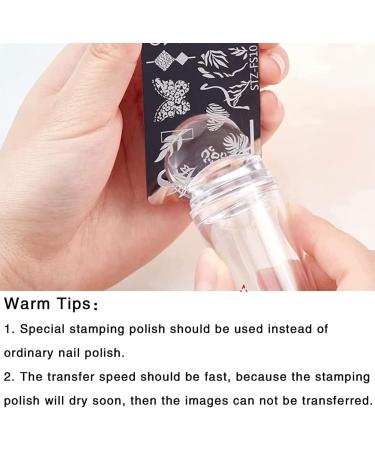 8Pcs Ocean Animal Flower Nail Stamping Plates Set - Stamp Templates Kit with Stamper & Scraper for DIY Nail Art | Manicuring Printing Tools - Buy Online on GoSupps.com