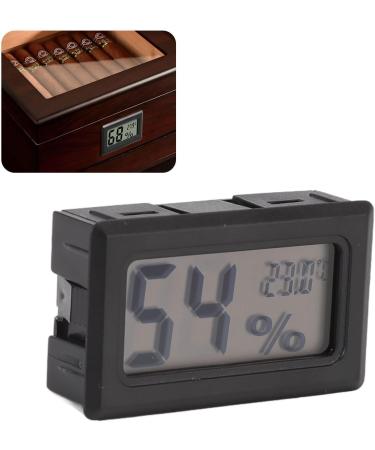 Buy Black LCD HD Digital Thermometer Hygrometer - Accurate Indoor Temperature & Humidity Meter - Buy Online on GoSupps.com