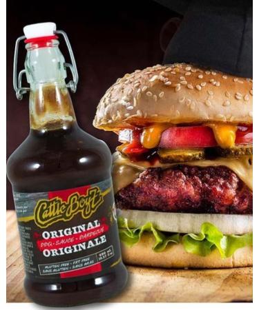 Cattleboyz Original BBQ Sauce Traditional Barbeque Sauce Gluten Free 980ml - Buy Online on GoSupps.com