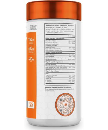 Ballistic Supps - NIGHT OPS - 125 Vegetarian Capsules - NIGHT TIME Fat Metabolizer - Fat Burner - Buy Online on GoSupps.com