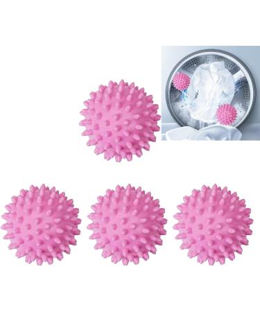 6PCS Pink Dryer Balls Laundry Balls Softener Alternative for Washing Clothes and Fluffing Clothes - Buy Online on GoSupps.com