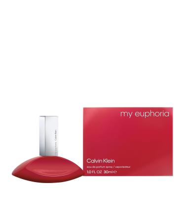 Calvin Klein My Euphoria Eau de Parfum Women's Ambery Floral Perfume With Notes of Blackcurrant Orchid Flamb Black Sesame Vanilla & Woods Long Lasting Fragrance 1 Fl Oz (Pack of 1) - Buy Online on GoSupps.com
