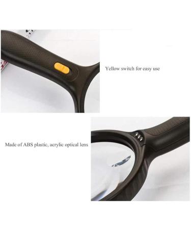 Professional Hand-held Magnifier Handheld Magnifier Reading Lens Loupe Black Full of Stars - Buy Online on GoSupps.com