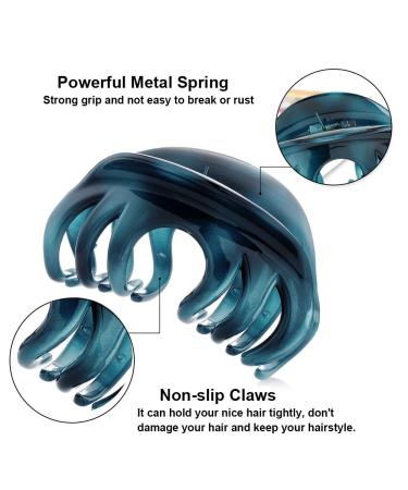 Non-Slip Large Hair Claw Clips for Thick Hair - Strong Hold Hair Clamps (3 Pack) - Buy Online on GoSupps.com
