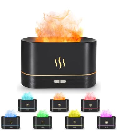 Shop Luminaire Flame Diffuser Set - 6 Essential Oils & 7-Color Flame Effect - Enhance Your Space with Aromatic Freshness | International Shipping Available - Buy Online on GoSupps.com